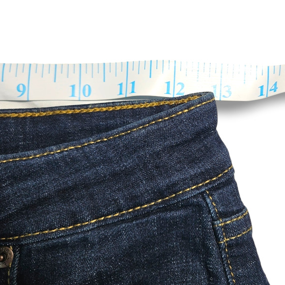 EUC Levi's 721 High Rise Slim Skinny Jeans Sz. 26x28 Blue Story Dark Wash - Picture 8 of 12